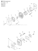 Page G Diagram and Parts List for PPF-211 02001001-02999999 Echo Pole Saw