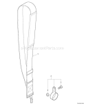 Page O Diagram and Parts List for PPF-211 06001423-06999999 Echo Pole Saw