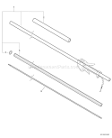 Page N Diagram and Parts List for PPF-210 E07511001001-E07511999999 Echo Pole Saw