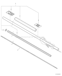Part Location Diagram of X505001821 Echo Label-Caution