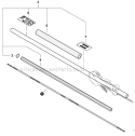 Page M Diagram and Parts List for PPF-280  Echo Pole Saw