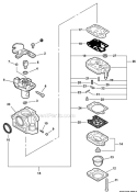 Page F Diagram and Parts List for PPF-280  Echo Pole Saw