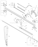 Part Location Diagram of V430000720 Echo Cable-Throttle