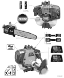 Page P Diagram and Parts List for PPT-260 07001001-07001098 Echo Pole Saw