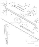 Part Location Diagram of V430000150 Echo Cable-throttle