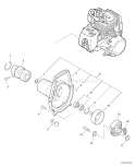 Page F Diagram and Parts List for PPT-260 03001001-03006148 Echo Pole Saw