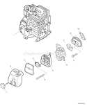 Page M Diagram and Parts List for PPT-261 06001001-06999999 Echo Pole Saw