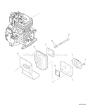 Page F Diagram and Parts List for PPT-261 06001001-06999999 Echo Pole Saw