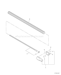 Page M Diagram and Parts List for PPT-265S E09313001001-E09313001032 Echo Pole Saw