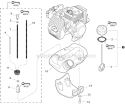 Fuel System Diagram and Parts List for PPT-266H E04411001001-E04411999999 Echo Pole Saw