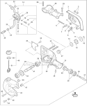 Auto-Oiler, Gear Case Diagram and Parts List for PPT-266 E04111001001-E04111999999 Echo Pole Saw