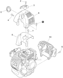 Covers Diagram and Parts List for PPT-266 E04111001001-E04111999999 Echo Pole Saw