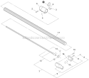 Main Pipe - Lower Diagram and Parts List for PPT-266 E04313001001-E04313999999 Echo Pole Saw