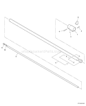 Page O Diagram and Parts List for PPT-280 E09213001001-E09213999999 Echo Pole Saw