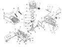 Page C Diagram and Parts List for QV-6700 Type 1E -After S/N 001001 Echo Chainsaw