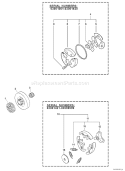 Page D Diagram and Parts List for QV-670 03001001-03999999 Echo Chainsaw