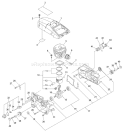 Page E Diagram and Parts List for QV-670 03001001-03999999 Echo Chainsaw