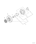 Page D Diagram and Parts List for QV-680 C03403001001-C03403999999 Echo Chainsaw