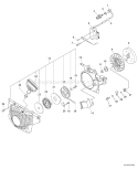 Part Location Diagram of A171000060 Echo Fan-Cooling