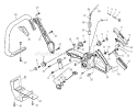 Page D Diagram and Parts List for QV-8000 Type 1 -After S/N 001001 Echo Chainsaw