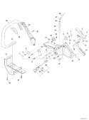 Page E Diagram and Parts List for QV-8000 Type 1E -After S/N 001001 Echo Chainsaw