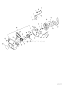 Page F Diagram and Parts List for QV-8000 Type 1E -After S/N 001001 Echo Chainsaw