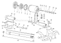 Page E Diagram and Parts List for REC-600 After S/N 001001 Echo Trimmer