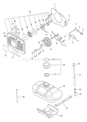 Part Location Diagram of 15080016131 Echo Flywheel
