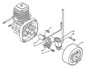 Page D Diagram and Parts List for S-2P  Echo Trimmer