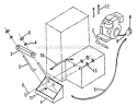 Part Location Diagram of 70017890 Echo Terminal, 3/8 Ring