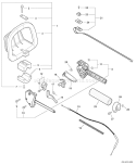 Page H Diagram and Parts List for SHC-210 07001001 - 07001057 Echo Hedge Trimmer