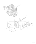 Page D Diagram and Parts List for SHC-210 08001001 - 08999999 Echo Hedge Trimmer