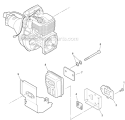 Part Location Diagram of V104000500 Echo Shield-exhaust