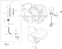Fuel System Diagram and Parts List for SHC-225S S86012001001-S86012999999 Echo Hedge Trimmer
