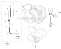 Part Location Diagram of 90139BP Echo Repower Fuel System Kit