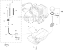 Fuel System Diagram and Parts List for SHC-225S S86213001001-S86213999999 Echo Hedge Trimmer