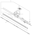 Page K Diagram and Parts List for SHC-225  Echo Hedge Trimmer