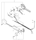 Page M Diagram and Parts List for SHC-225  Echo Hedge Trimmer