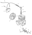 Page G Diagram and Parts List for SHC-225  Echo Hedge Trimmer