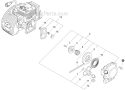 Starter Diagram and Parts List for SHC-266 T43911001001-T43911999999 Echo Hedge Trimmer