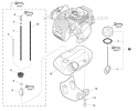 Fuel System Diagram and Parts List for SHC-266 T44012001001-T44012999999 Echo Hedge Trimmer