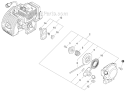 Starter Diagram and Parts List for SHC-266 T44113001001-T44113999999 Echo Hedge Trimmer