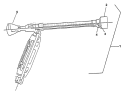 Adjustable Jet Nozzle Diagram and Parts List for SHR-200E After SN 001001 Echo Sprayer