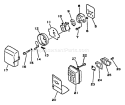 Page G Diagram and Parts List for SRM-1500A  Echo Trimmer