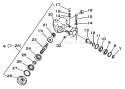 Page E Diagram and Parts List for SRM-1501 0017001 - 0039000 Echo Trimmer