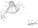 Page G Diagram and Parts List for SRM-1501 0017001 - 0039000 Echo Trimmer