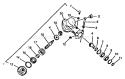 Page E Diagram and Parts List for SRM-1501 0039001 - 0083386 Echo Trimmer