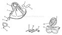 Page G Diagram and Parts List for SRM-1501 0039001 - 0083386 Echo Trimmer
