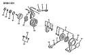 Page H Diagram and Parts List for SRM-1501 0039001 - 0083386 Echo Trimmer