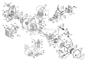 Page C Diagram and Parts List for SRM-200DA 001001 - 061535 Echo Trimmer
